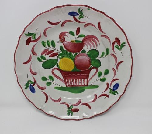Ancienne assiette coq - , st