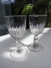 BACCARAT- 2 ANCIENS VERRES DE