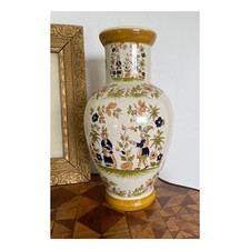 grand vase porcelaine reproduction vieux moustiers 18eme siecle