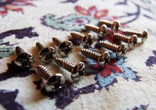 VIS PICKGUARD SCRATCHPLATE CHROME LOT DE 12 POUR FENDER GIBSON GRETSCH