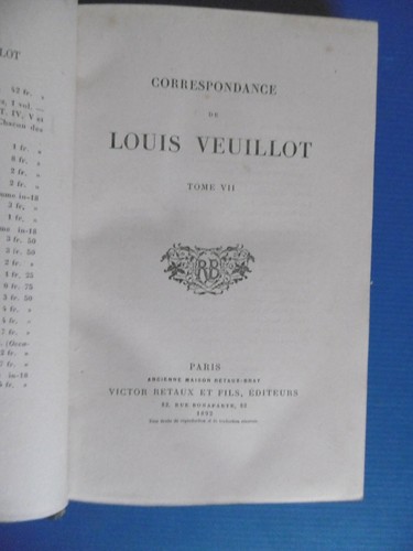 Correspondance louis - correspondance, de