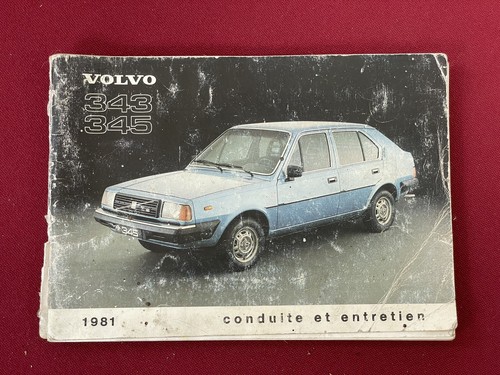 Volvo 343 345 manuel - 345, guide