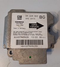 CALCULATEUR CAPTEUR AIRBAG BOITIER D' AIR BAG VIERGE OPEL ZAFIRA A 5WK4 09229303