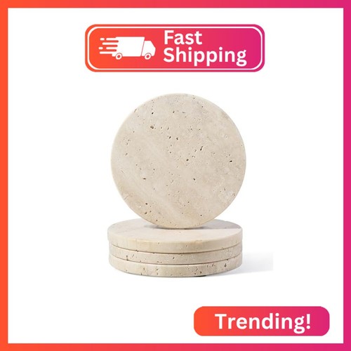 Koville travertine coasters - koville,