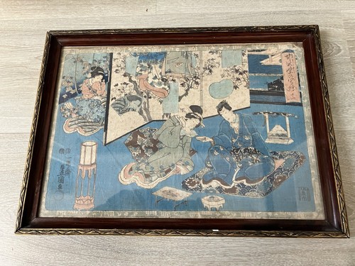 Beau cadre estampe japonaise - beau,
