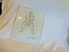 Dessin autoportrait - dessin, au