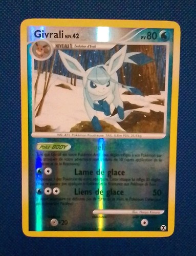 Carte pokémon givrali - pokémon, reverse
