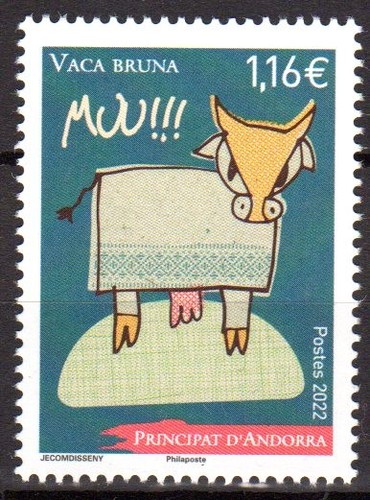 Timbre andorre français - timbre,