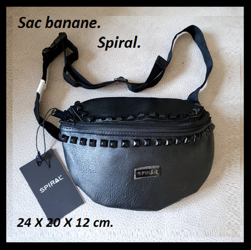 Sac banane décoré clou - sac,