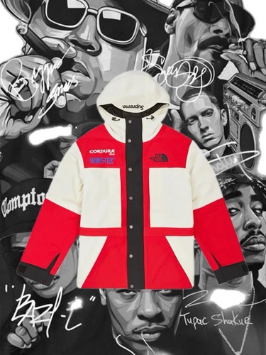 Veste parka supreme x - veste,