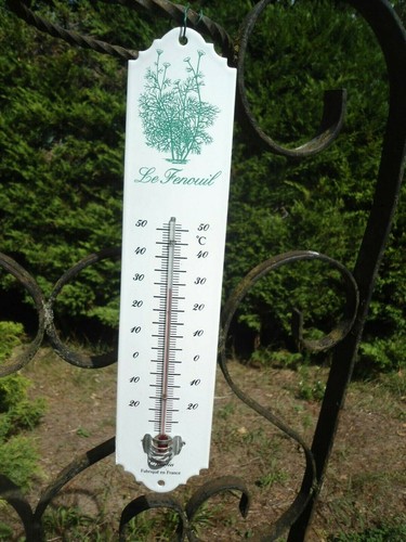 New enamel thermometer 30cm - new,