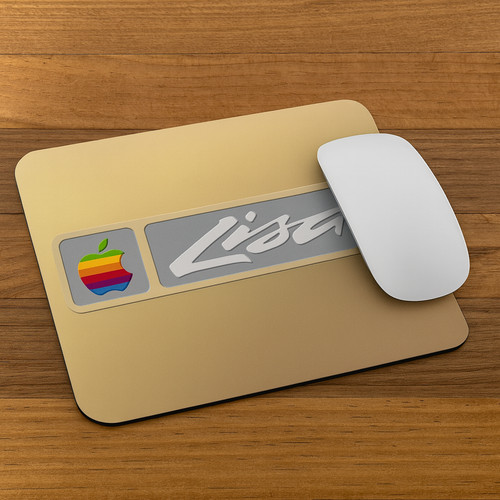 Apple lisa vintage mousepad - vintage,