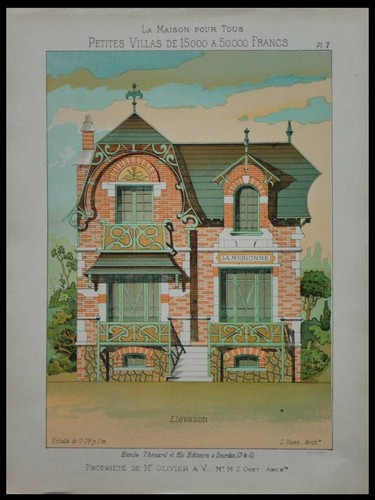 Villa mignonne art nouveau - la,