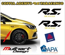 KIT 2 ADHÉSIFS autocollant POUR NEW CLIO RS TROPHY, RENAULT SPORT Clio MEGANE