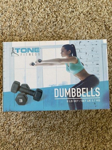 Tone fitness 6lb dumbbells set - tone,