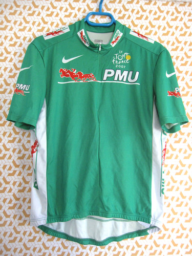 Maillot cycliste vert tour - cycliste,
