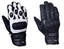 Gants moto cuir avec - cuir,