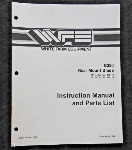 White champ boss tracteur b320 - boss,