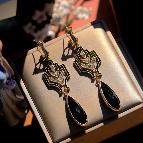 Boucles oreilles art déco - boucles,
