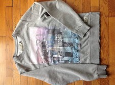 sweat Gris Originals Jack & Jones Taille M Motif Buildings Sans Capuche