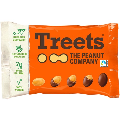 Treets cacahuètes enrobées - treets,