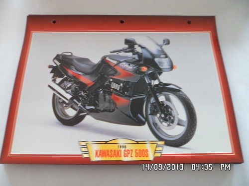Carte fiche moto kawasaki gpz - fiche,