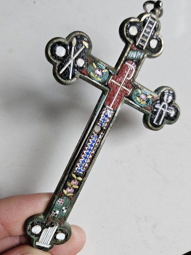 Micro mosaïque croix - micro,