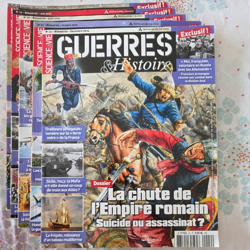 Lot revue guerres histoire - revue, et