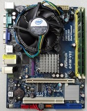 ✅Carte Mère ASRock G41M-VS2 / Intel Celeron E3400 2,60Ghz / 4Gb DDR2