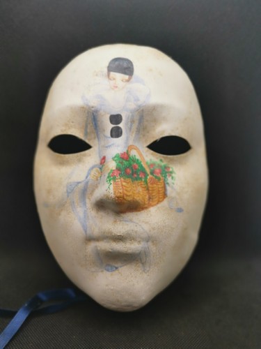 Ancien masque arlequin - ancien,