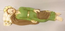 Statue Saint Joseph Endormi De Pape Francesco CM 37 IN Résine Fabriqué En Italy