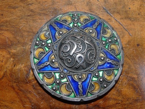 Ancien bijou broche orientale - broche,
