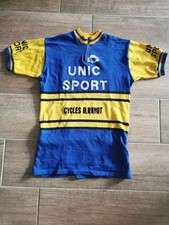 ✨Maillot Vélo UNIC SPORT Chesini T.2 S Cyclisme  1970's Vintage Jersey Eroica✨