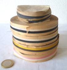 4 ANCIENS ROULEAUX DE GALON DE 10 MÈTRES