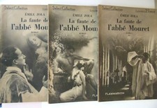 ZOLA -la faute de l'abbé Mouret - 3 volumes -1933- flammarion -select collection