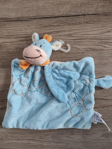 Doudou plat kiabi dragon bleu - plat,