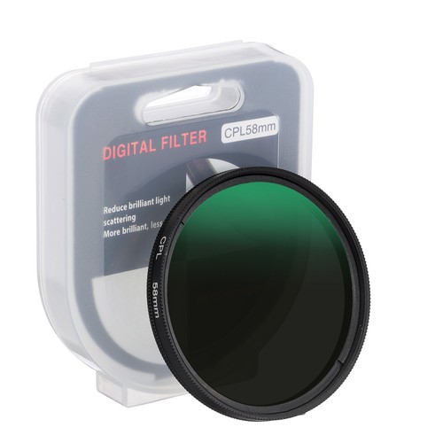 Pour 58mm filtre polarisant - 58mm,