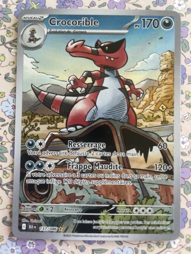 Carte pokémon crocorible - pokémon, :