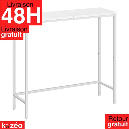 Hoobro table console blanche - table,