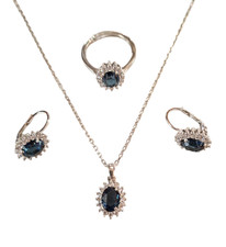 Parure Collier Boucles