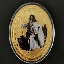 MEDAILLE 85*63mm Dorée LOUIS