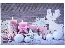 Tableau lumineux effet flamme