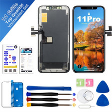 ECRAN LCD COMPLET POUR IPHONE 11 PRO NOIR VITRE TACTILE + OUTILS + VERRE TREMPE