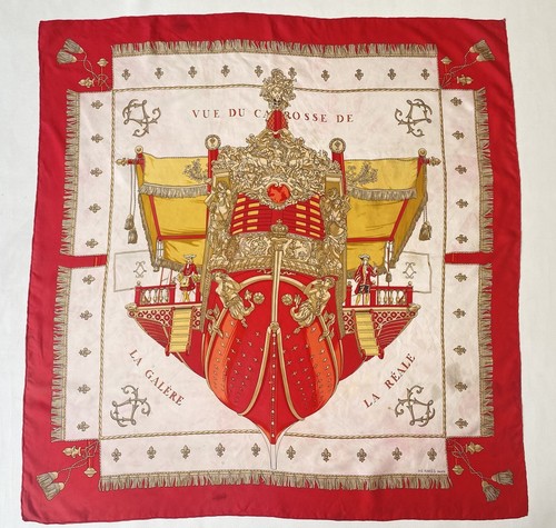 Carré soie vintage hermes - soie,