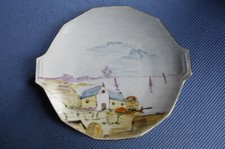 Plat assiette en faïence décoratif bord de mer bateau marine