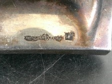 POIGNEE EN METAL ARGENTE