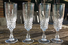 Ensemble 4 Verres à champagne