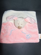 doudou plat lapin chien beige