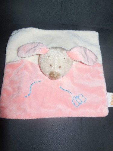 Doudou plat lapin - plat,