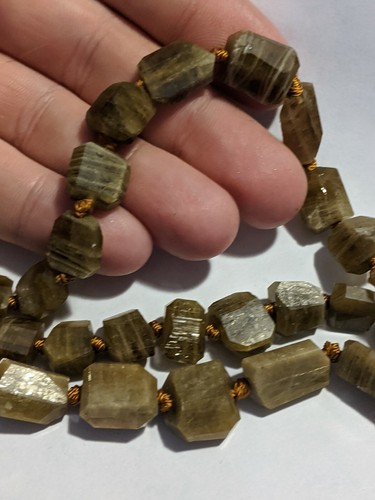 Gemmy polished clinozoisite - polished,